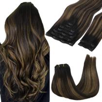 Extensões de cabelo Clip in GOO GOO Real Human Hair 22 polegadas 150g