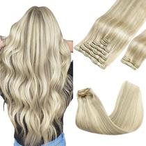 Extensões de cabelo Clip in GOO GOO Real Human Hair 22 polegadas 150g