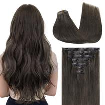 Extensões de cabelo Clip in GOO GOO Real Human Hair 24 polegadas 160g