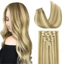 Extensões de cabelo Clip in GOO GOO Real Human Hair 26 polegadas 135g