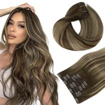 Extensões de cabelo Clip in Hotbanana Balayage Chocolate 120g