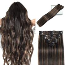 Extensões de cabelo Clip In LORIEN Real Human Hair 60cm 120g