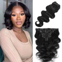 Extensões de cabelo Clip In LUMIERE Real Human Hair 10A Body Wave