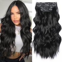 Extensões de cabelo Clip in MAYSA Long Wavy Natural Black 22" Extensões de cabelo Clip in MAYSA Long Wavy Natural Black 22"