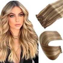 Extensões de cabelo Clip in Ubetta Real Human Hair 40cm 70g