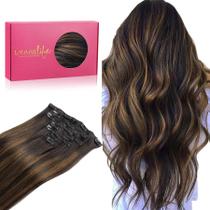 Extensões de cabelo Clip in Wennalife Real Human Hair 40cm 120g