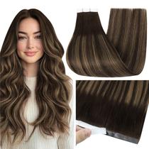 Extensões de cabelo com fita adesiva Full Shine Dark Brown 22" 50g