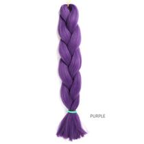 Extensões de cabelo com trança sintética de cabelo 60cm 100g para mulheres Extensões de cabelo com trança sintética de cabelo 60cm 100g para mulheres