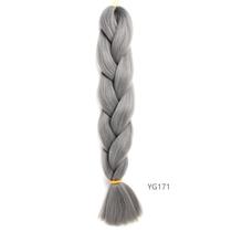 Extensões de cabelo com trança sintética de cabelo 60cm 100g para mulheres Extensões de cabelo com trança sintética de cabelo 60cm 100g para mulheres