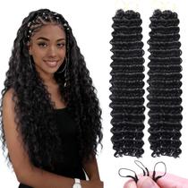 Extensões de Cabelo Crochet XCHSLB 18 Polegadas 100 Mechas Deep Wave Extensões de Cabelo Crochet XCHSLB 18 Polegadas 100 Mechas Deep Wave