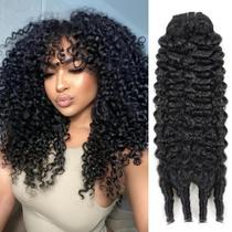 Extensões de cabelo Daikemei Burmese Curly 16-20 polegadas 100% virgem Extensões de cabelo Daikemei Burmese Curly 16-20 polegadas 100% virgem