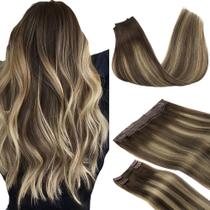 Extensões de cabelo de arame GOO GOO Human Hair 18 polegadas 125g 4/26/4