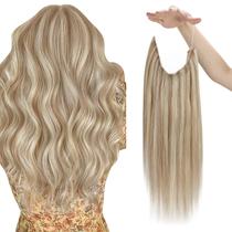 Extensões de cabelo de arame Sunny Blonde Highlights 80g 40cm