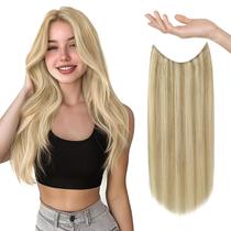 Extensões de cabelo de arame Sunny Real Human Hair 50 cm Honey Blonde Extensões de cabelo de arame Sunny Real Human Hair 50 cm Honey Blonde