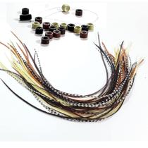 Extensões de cabelo de penas Sexy Sparkles 20 Real Rooster Feathers Extensões de cabelo de penas Sexy Sparkles 20 Real Rooster Feathers