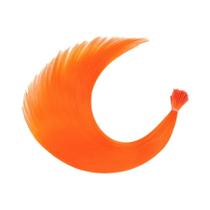 Extensões De Cabelo De Penas Sintéticas Coloridas Femininas, 10-50 Fios, Acessórios De Peruca De