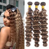 Extensões de cabelo Dokksiiia Highlight Ombre Blonde 14-18 Extensões de cabelo Dokksiiia Highlight Ombre Blonde 14-18