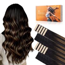 Extensões de cabelo DOORES Invisi Edge Tape em 50 g 40 cm 20 unidades