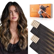 Extensões de cabelo DOORES Invisi Edge Tape-in Dark Brown 50g 56cm