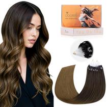 Extensões de cabelo DOORES Micro Beads Chocolate Dip 22 em 50g