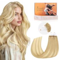 Extensões de cabelo DOORES Micro Ring Human Hair 24 polegadas 50g