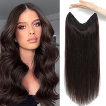 Extensões de cabelo Doupor Dark Brown Real Human Hair 12 polegadas