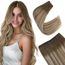 Extensões de cabelo Easyouth Weft Human Hair 40cm 100g Balayage