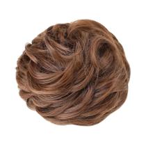 Extensões De Cabelo Em Coque Desgrenhado Ondulado Com Clipe De Garra Para Mulheres E Meninas