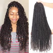 Extensões de cabelo em crochê Leeven Pre-Twisted Passion Twists