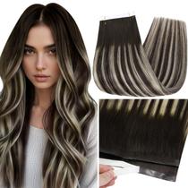 Extensões de cabelo em trama com fita adesiva Full Shine 2/60/2 Darkest Brown