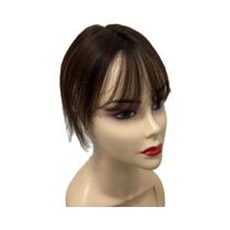 Extensões De Cabelo Femininas Fáceis De Usar Sem Clips Franja Francesa Com Gancho E Laço