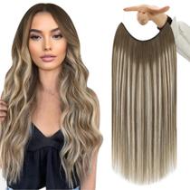 Extensões de Cabelo Fshine 36 cm Castanho a Loiro 76 g Extensões de Cabelo Fshine 36 cm Castanho a Loiro 76 g