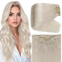 Extensões de cabelo Full Shine Blonde Real Human Hair 135g Extensões de cabelo Full Shine Blonde Real Human Hair 135g