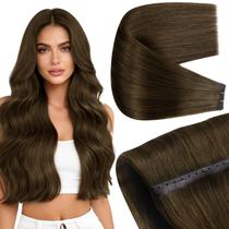 Extensões de cabelo Full Shine Butterfly Weft 16 cm 80 g marrom