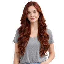Extensões de cabelo Full Shine Butterfly Weft 50g 45cm de canela