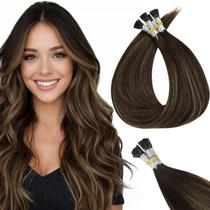 Extensões de cabelo Full Shine Itip Human Hair 20cm 100g Extensões de cabelo Full Shine Itip Human Hair 20cm 100g