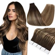 Extensões de cabelo Full Shine Tape em 35 cm Balayage 50g Extensões de cabelo Full Shine Tape em 35 cm Balayage 50g