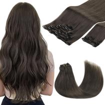 Extensões de cabelo GOO GOO Clip em cabelo humano real 14 polegadas 150g