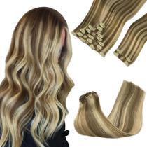 Extensões de cabelo GOO GOO Clip em cabelo humano real 16 polegadas 150g Extensões de cabelo GOO GOO Clip em cabelo humano real 16 polegadas 150g