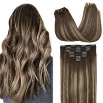 Extensões de cabelo GOO GOO Clip-in Real Human Hair 14" 120g