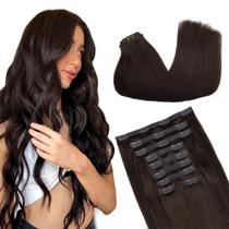 Extensões de cabelo GOO GOO Real Human Hair 14 polegadas 130 g 9 unidades