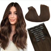 Extensões de cabelo GOO GOO Real Human Hair 14 polegadas 150 g 9 unidades 4A