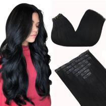 Extensões de cabelo GOO GOO Real Human Hair 18 polegadas 130 g 7 unidades Extensões de cabelo GOO GOO Real Human Hair 18 polegadas 130 g 7 unidades