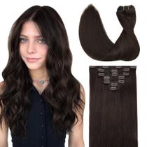 Extensões de cabelo GOO GOO Real Human Hair 22 polegadas 120 g 7 unidades Extensões de cabelo GOO GOO Real Human Hair 22 polegadas 120 g 7 unidades
