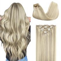 Extensões de cabelo GOO GOO Real Human Hair 22 polegadas 170 g Ash Blonde Extensões de cabelo GOO GOO Real Human Hair 22 polegadas 170 g Ash Blonde