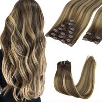 Extensões de cabelo GOO GOO Real Human Hair 22 polegadas 220g 4 /27/4 Extensões de cabelo GOO GOO Real Human Hair 22 polegadas 220g 4 /27/4