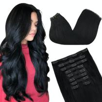 Extensões de cabelo GOO GOO Real Human Hair 24 polegadas 220 g 9 unidades