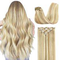 Extensões de cabelo GOO GOO Real Human Hair 40 cm 120 g 7 unidades Extensões de cabelo GOO GOO Real Human Hair 40 cm 120 g 7 unidades