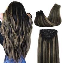 Extensões de cabelo GOO GOO Real Human Hair 60 cm 120 g 7 unidades Extensões de cabelo GOO GOO Real Human Hair 60 cm 120 g 7 unidades