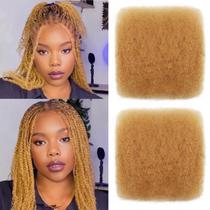 Extensões de cabelo Haftaluv Afro Kinky Curly 10 polegadas Honey Blond Extensões de cabelo Haftaluv Afro Kinky Curly 10 polegadas Honey Blond